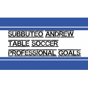 Subbuteo Andrew Table Soccer professional Goals (8)